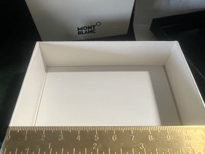 🔴 MONTBLANC scatola portafoglio completa con garanzia e contro scatola 118694