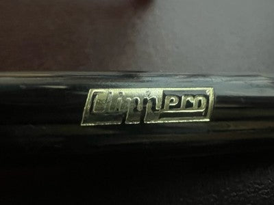 ERO Pluma Estilográfica Clipper Celuloide Plumín Oro 14 KT Pistón Vintage