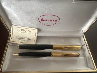 Aurora Stylo-Plume Stylo à Plume 98 Riserva Magique Or F Et Sphère Vintage