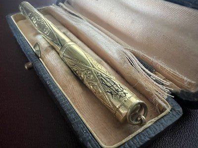 🔴 Penna stilografica OTTOMANA IMPERIALE sultano Abdulhamid II antica