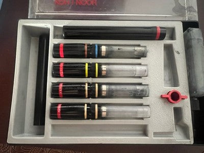 Rotring Set Pens Techniques Variante Koh-I-Noor mit Tinte Vintage 