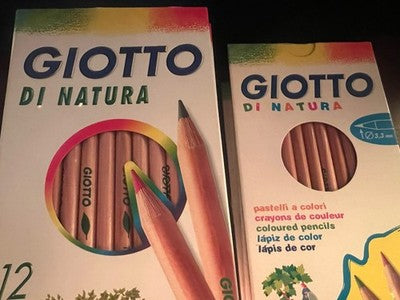 Giotto Natur Buntstifte 12 Stück Ø 3.8 MM + Ø 3.3 MM Lot 12 Kühlakkus Neu 