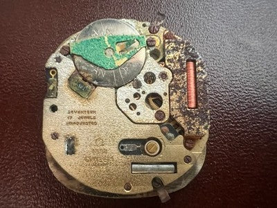 OMEGA Dial With Movement Caliber 1430 Quartz 26,8 MM Vintage