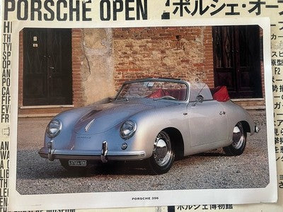 🔴 PORSCHE 356 poster stampe 35x25 IL TEMPO originali vintage 10 PEZZI