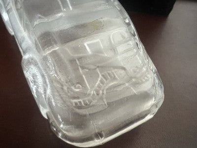 🔴 PORSCHE 911 modellino auto vetro tridimensionale 1:24 fermacarte scrivania