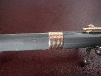 🔴 PEN CO penna stilografica grigia 53 pennino a diamante ORO 14 kt vintage