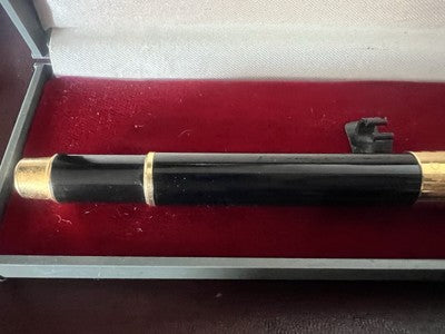 Andre' Denis Stylo-Plume Stylo à Plume Laque Noire 8 Avec Cartouches 