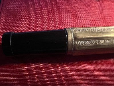 🔴 VAITERMASS penna stilografica retrattile pennino ORO 14KT vintage