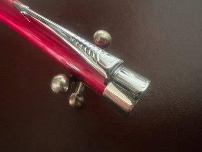 🔴 PARKER penna sfera Urban rossa cromata scrive con astuccio