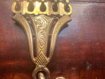 Chaîne Montre Poche Victorienne Chatelaine Joint Pinchbeck Antique 1800 N.3