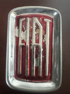 🔴 FIAT 600 calandra grigia con logo RICAMBIO ORIGINALE anche pulmino vintage