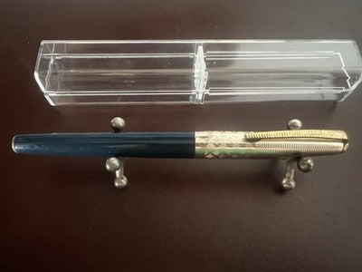 LUS Pluma Estilográfica De Acero Inoxidable Con Plumín De Iridio M Vintage