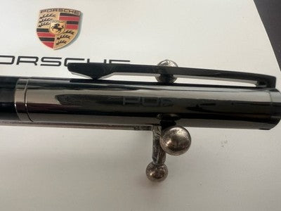 PORSCHE DESIGN Stylo À Bille 911 En Fibre De Carbone Tressée Avec Étui NOS