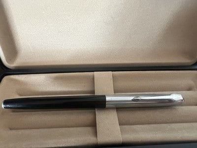 PLUMA Estilográfica Flaminia A Pistón Con Plumín Aerodinámico F Vintage