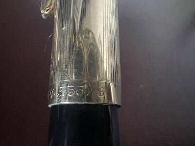 🔴 OMAS penna stilografica 556/S Extra cappuccio dorato pennino ORO Brevetto 445