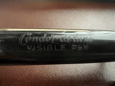 Condor Stift Füllfederhalter Schwarz Luxus A Kolben Schreibt Vintage 1950 