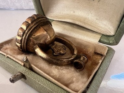 🔴 Ciondolo Sigillo ceralacca GEORGIANO cammeo Lord Byron antico 1790-1825