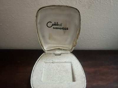 🔴 COLIBRÌ astuccio accendino MONOGAS rivestimento rigido vintage originale