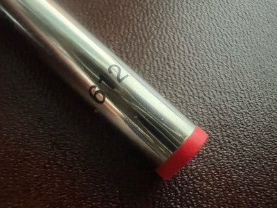 Delta Recharge Stylo-Plume Roller Encre Rouge 612 2 Pièces Recharge