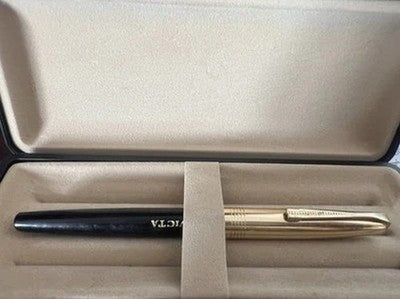 Invicta Pen Fountain Pen Vintage Hood Metal A Pistonescrive Vintage