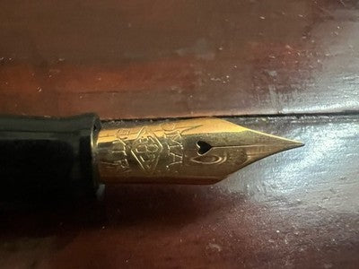 🔴 OMAS penna stilografica EXTRA 556 stiloforo pistone sughero pennino oro NOS