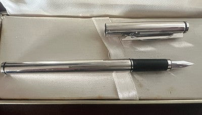 🔴 PELIKAN penna stilografica P580 Signum pennino oro EF con garanzia vintage