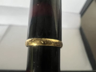 🔴 WATERMAN penna sfera lacca Gentleman marmorizzata laminati oro scrive