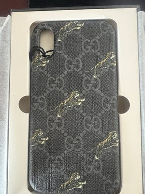 🔴 GUCCI cover I Phone X/XS Ophidia GG Supreme nuovo con astuccio e garanzia
