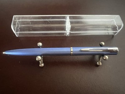 Waterman Stylo-Plume Sphère Laque Violet Satin Finish Chrome Écrit Vintage 