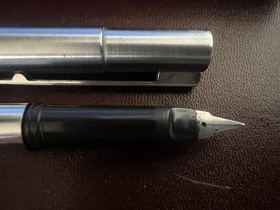 Auretta Pen Fountain Pen By Aurora Luxury With Cartridges Vintage 1970 F
