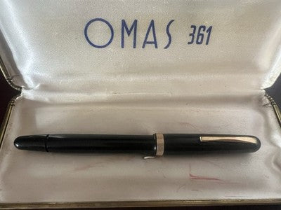 OMAS Extra 361 Fountain Pen With Greek Piston Gold Nib Vintage