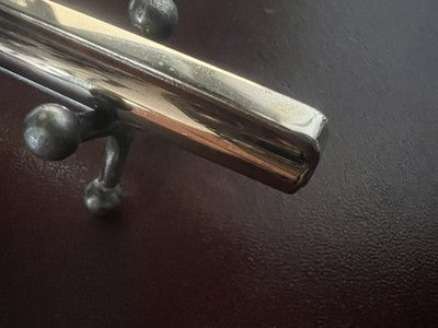 Omas Pen Sphere Gold Metal Polished Italy Marking Vintage Years ‘70