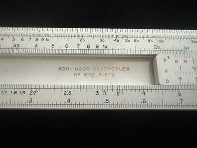 🔴 Regolo KOH-I-NOOR N 612 Rietz calcolatore disegno tecnico COMPLETO vintage