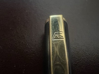 RONSON Stylo À Plume Laque Noire Nib M Boîte Garantie Vintage