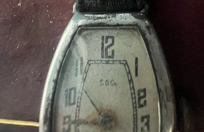 🔴 Orologio ARGENTO 800 donna polso E & Co n.29 da revisionare parti vintage