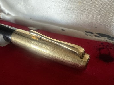 Aurora Pen Fountain Pen 88 Duo Cart Pen Gold Hooded Short Vintage AG3