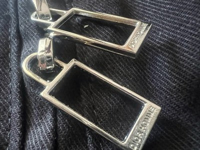 🔴 DIOR porta abito copriabito uomo in tessuto nero zip e ganci metallo firmati