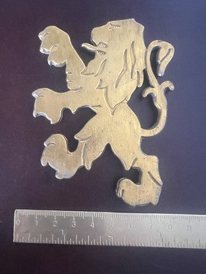 🔴 PEUGEOT stemma auto emblema fregio targhetta ferro vintage