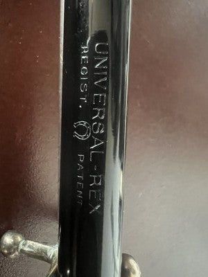 🔴 UNIVERSAL penna stilografica celluloide Rex pennino oro 14k flex vintage