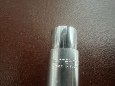 Waterman Stylo-Plume Sphère Satin Chrome Profils Poli Mécanisme Automatique