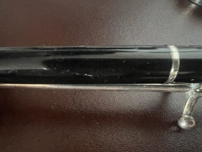 WATERMAN Pluma Estilográfica Emisphere Laca Negra Plumín F Con Cartuchos
