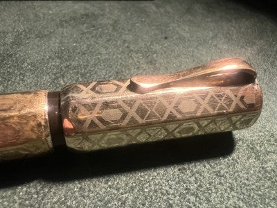 🔴 WATERMAN'S penna stilografica retrattile pennino ORO 14 k funziona vintage C