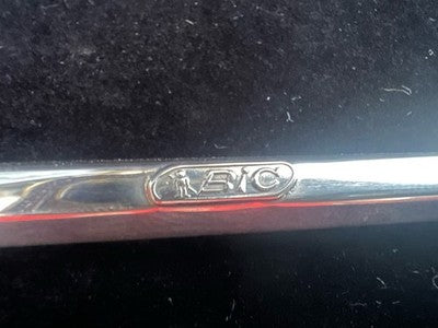 🔴 BIC penna sfera ARGENTO 925 MASSICCIO Silver Edizione Limitata astuccio NOS