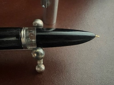 🔴 Penna stilografica pistone e sfera con punta a freccia Design vintage ’60 G