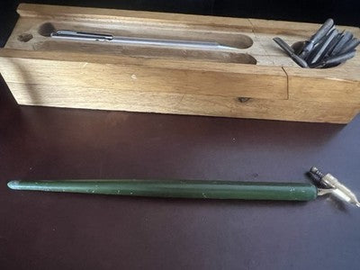Encrier Set Penne Stylos-Plumes Cinq Presse-Papier Porte-Stylo Lot Vintage