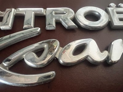 Citroen Coat of Arms Car Xsara Print Emblem Logo Original 2 Pieces