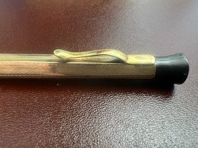 Bleistift Mechanical 2 Überzug Flecktarn Wüstentarn Gold Sechskant Guilloche 