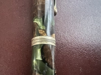 🔴 WATERMAN'S matita meccanica celluloide marmorea Art Déco vintage anni ’30