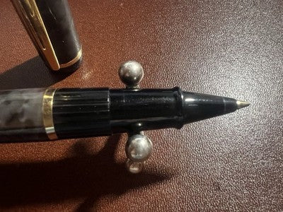 Waterman Stylo-Plume à Bille Marbré Phileas Recharge Rollerball Avec Trousse
