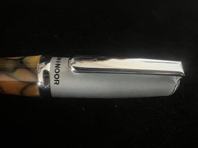 Koh-I-Noor Stylo-Plume Sphère Résine Marbré Brillant Et Laque Écrit Vintage
